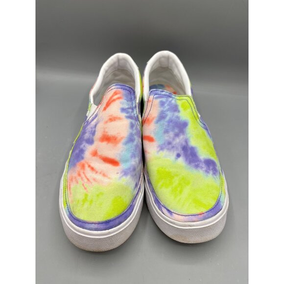 Nike Womens Shoes 10 Tie Dye Slip On Canvas Sneakers Court Legacy Casual Shoes - Picture 2 of 8